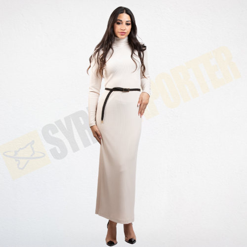 فستان طويل (Rib Long Dress)