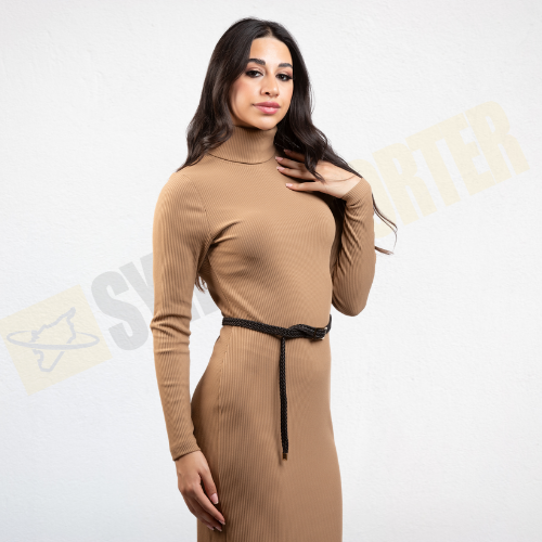 فستان طويل (Rib Long Dress)