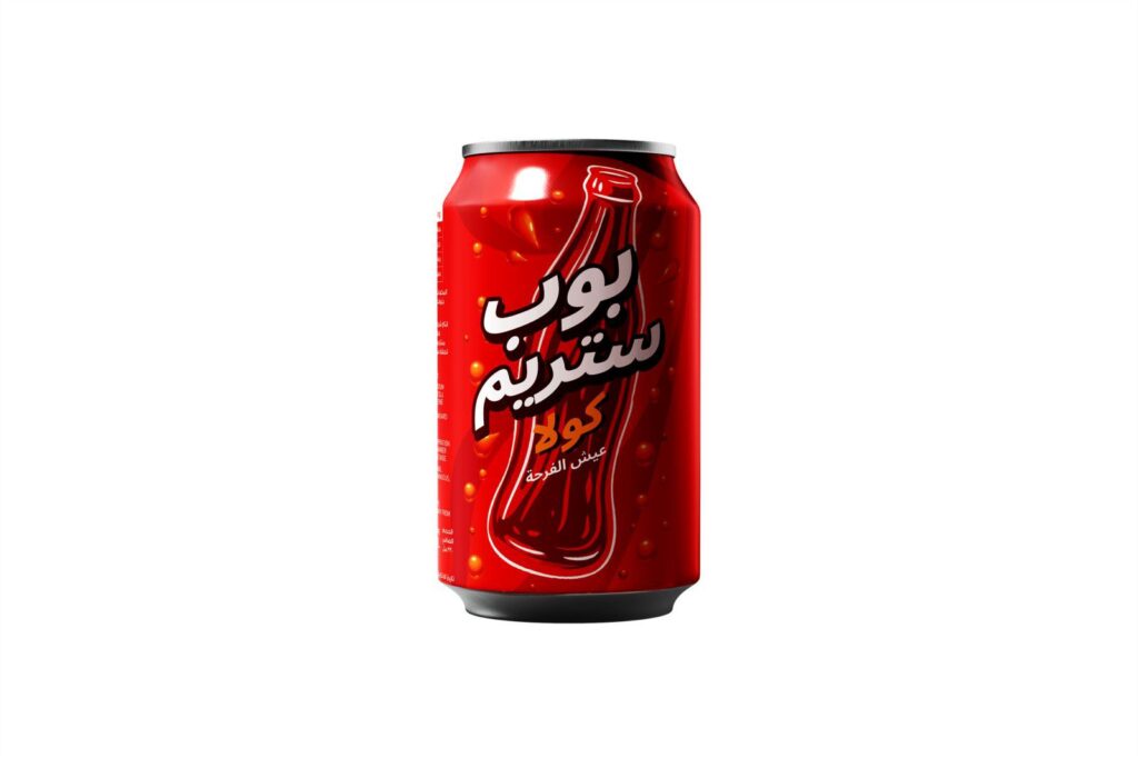 بوب ستريم علب معدنية 330 مل - صندوق 24 عبوة